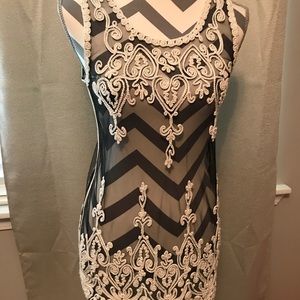 Beautiful Sheer Tank with Lace